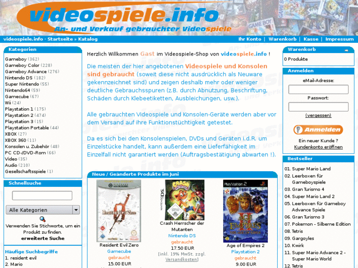 www.videospielehandel.com