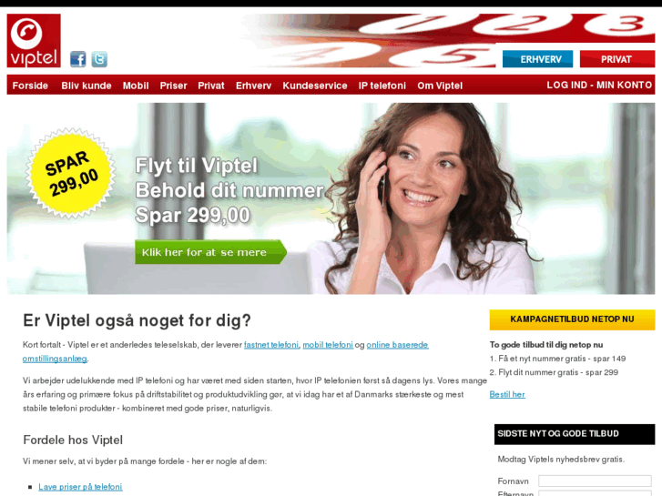 www.viptel.dk