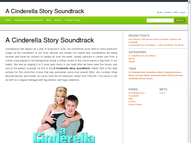 www.acinderellastorysoundtrack.com