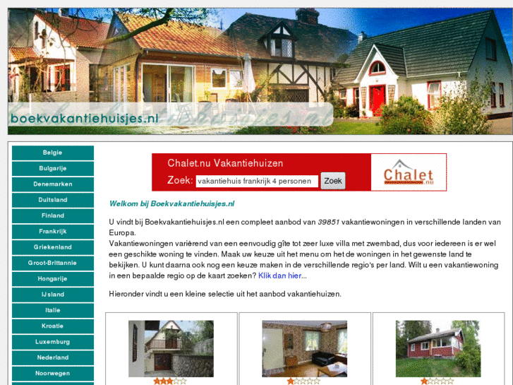 www.boekvakantiehuisjes.nl