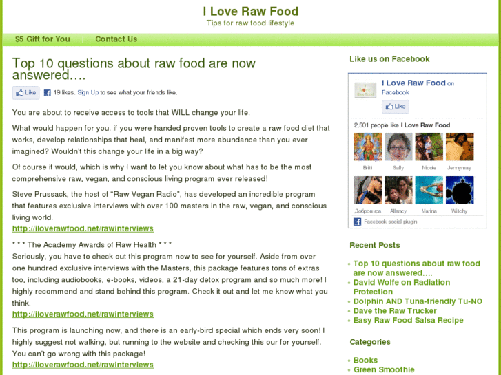 www.iloverawfood.net