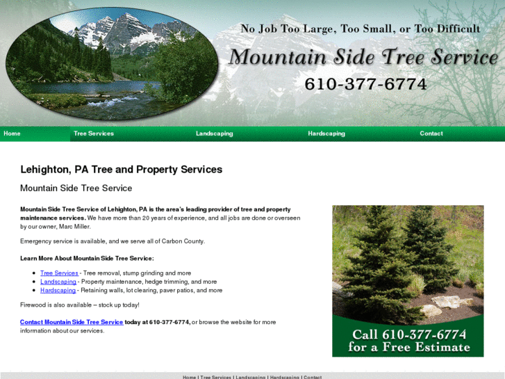 www.mountainsidetreeservicepa.com