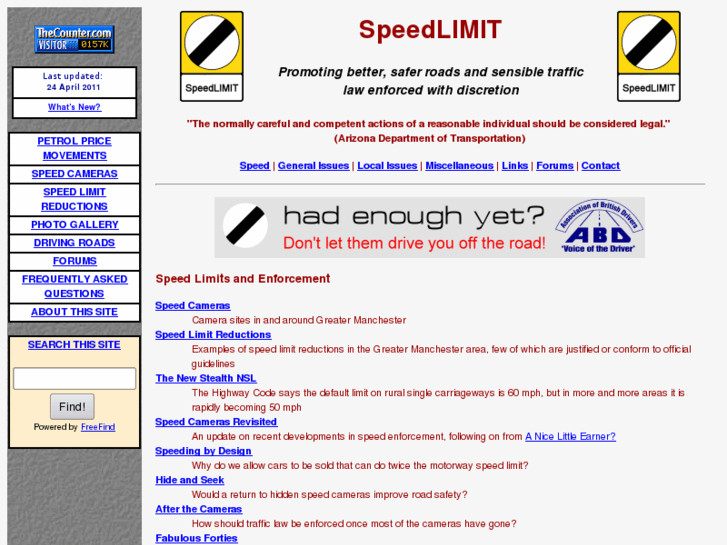 www.speedlimit.org.uk