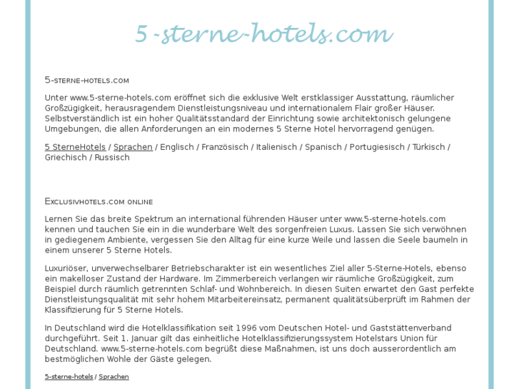 www.5-sterne-hotels.com