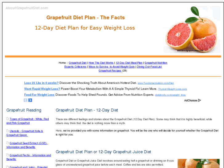 www.aboutgrapefruitdiet.com