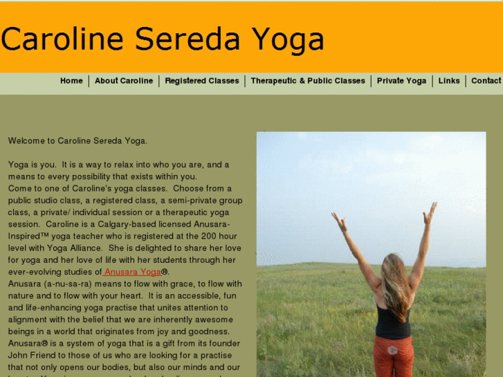 www.carolineseredayoga.com