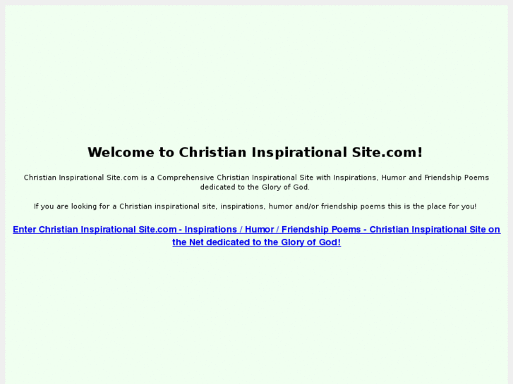 www.christianinspirationalsite.com