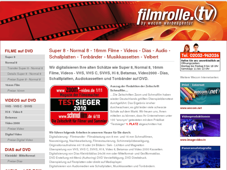 www.filmrolle.tv