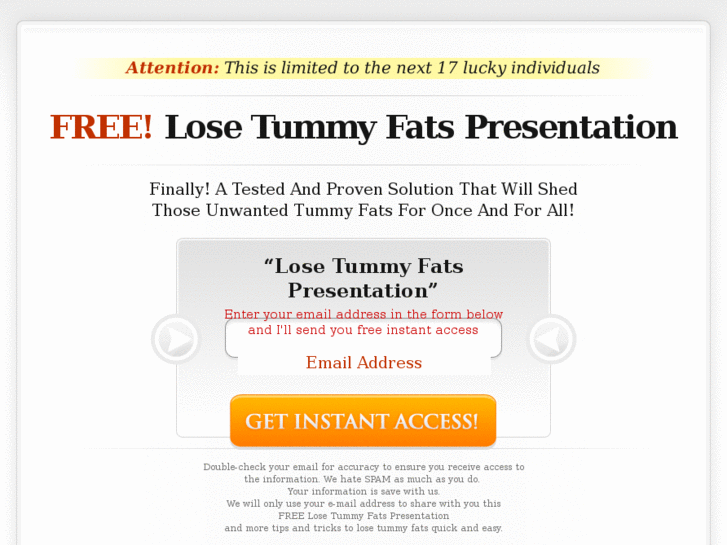 www.losetummyfats.com