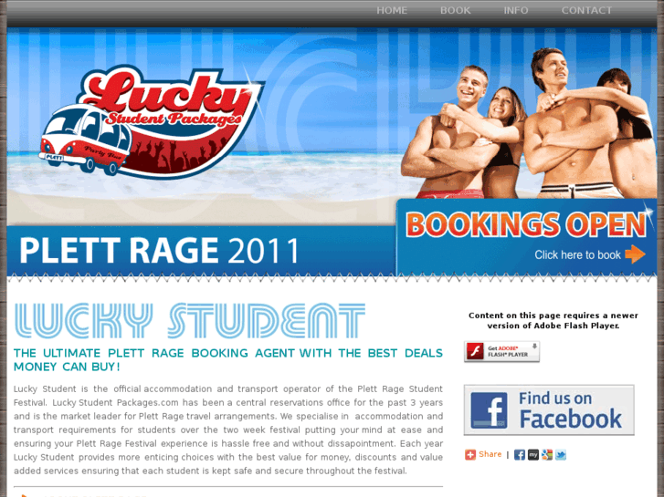 www.luckystudentpackages.com