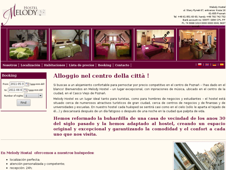 www.melodyhostel.eu