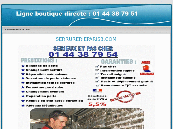 www.serrurerieparis3.com