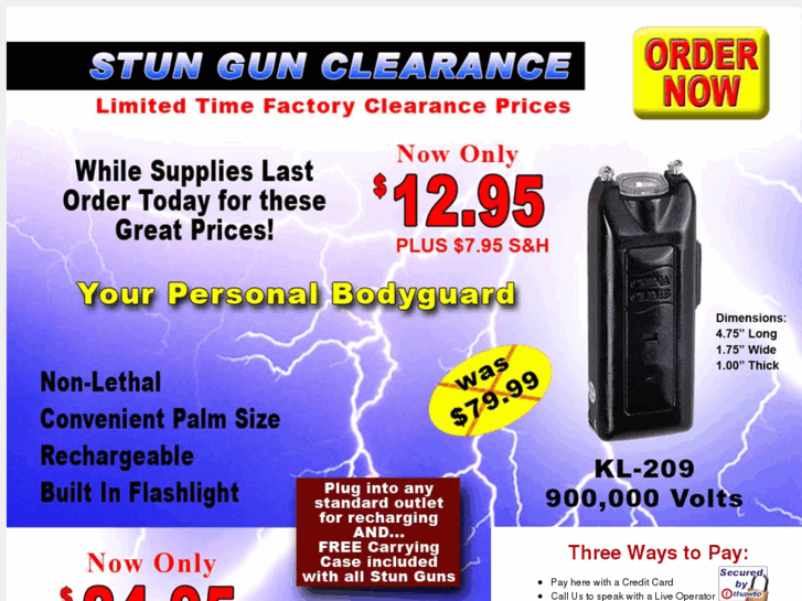 www.stungunclearance.com