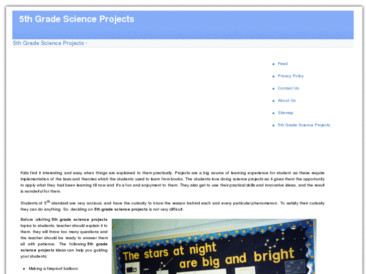 www.5thgradescienceprojects.info