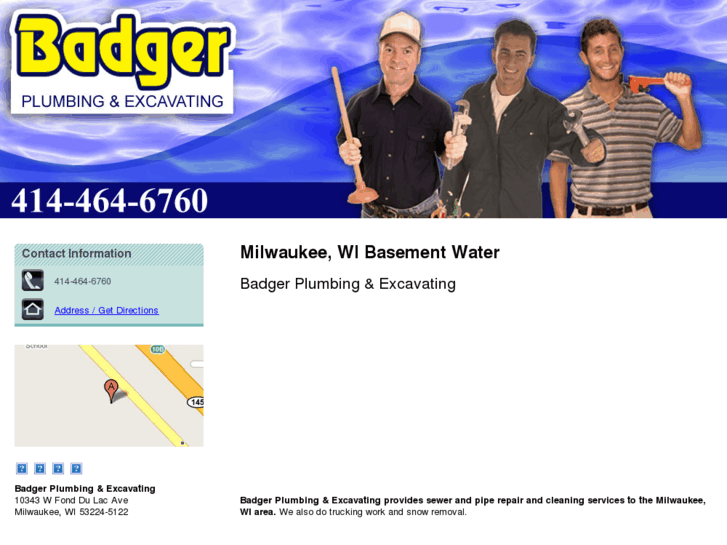 www.badgerplumbingandexcavatingmilwaukee.com