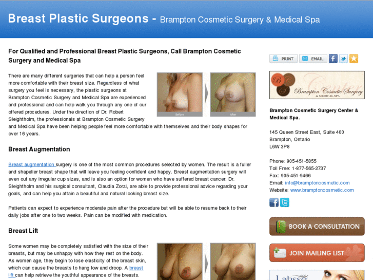 www.breastplasticsurgeons.ca