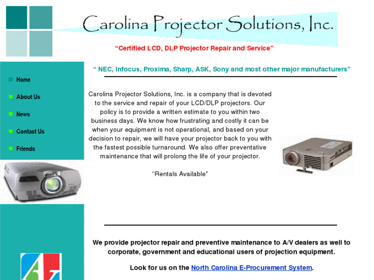 www.carolinaprojectorsolutions.com