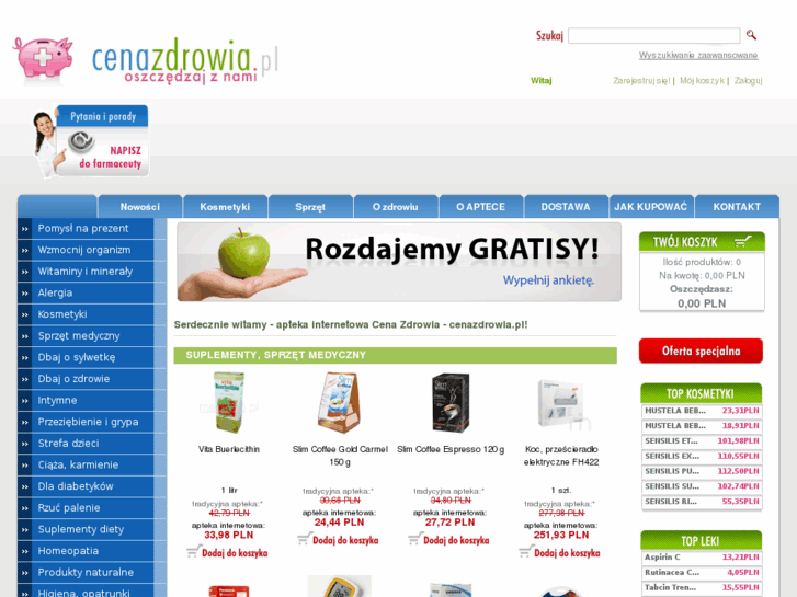 www.cenazdrowia.pl