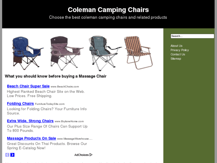 www.colemancampingchairs.com