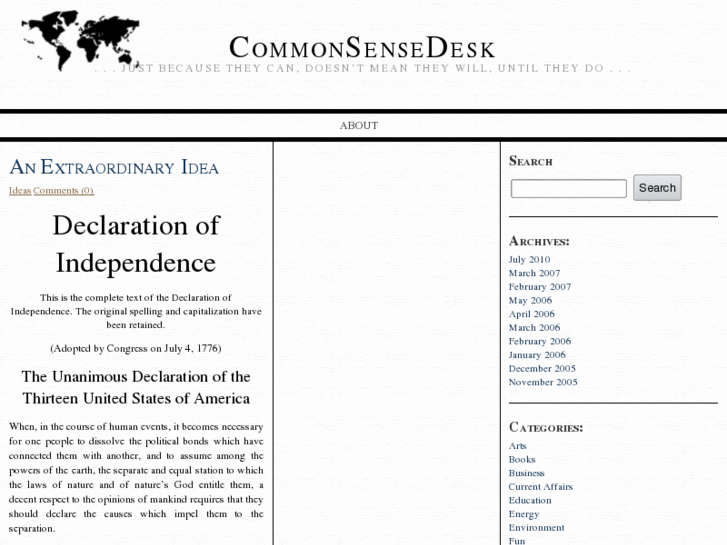 www.commonsensedesk.com