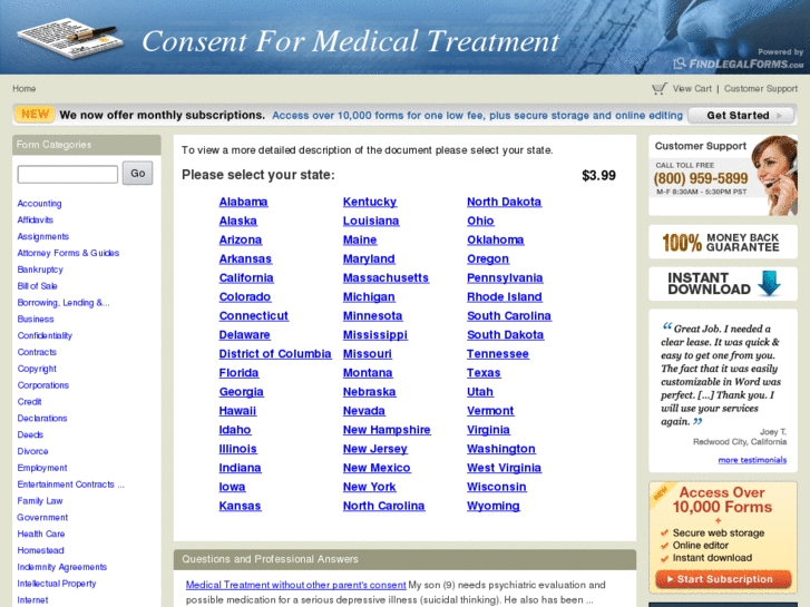 www.consentformedicaltreatment.com