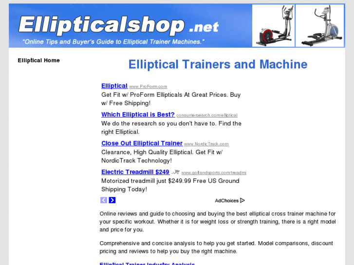 www.ellipticalshop.net