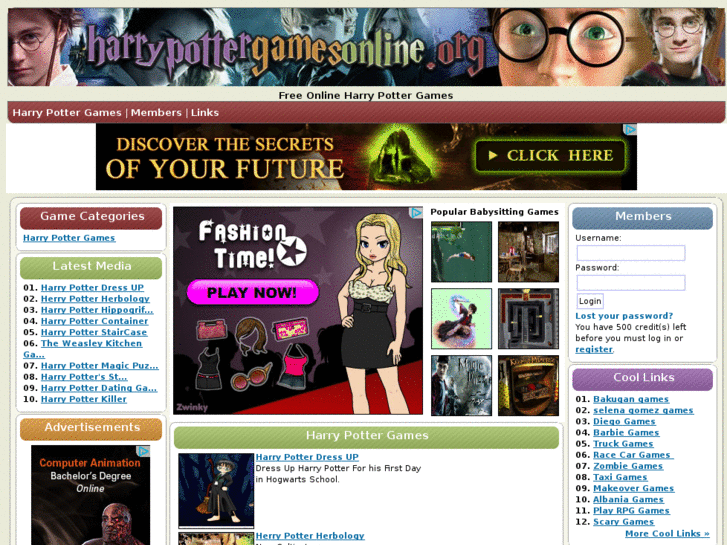 www.harrypottergamesonline.org