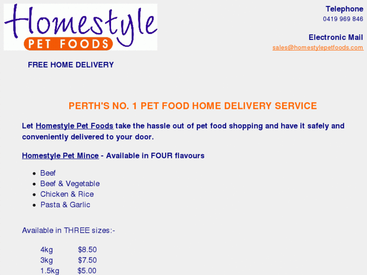 www.homestylepetfoods.com