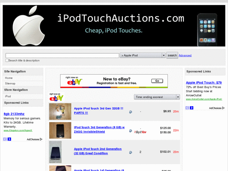 www.ipodtouchauctions.com