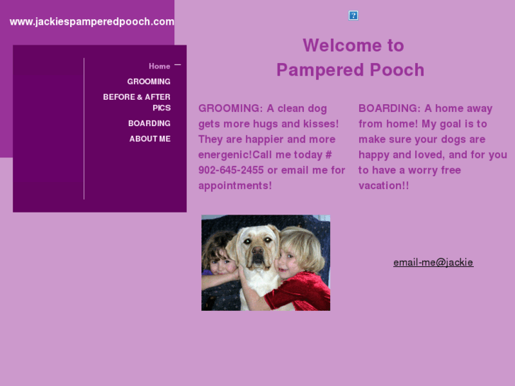 www.jackiespamperedpooch.com