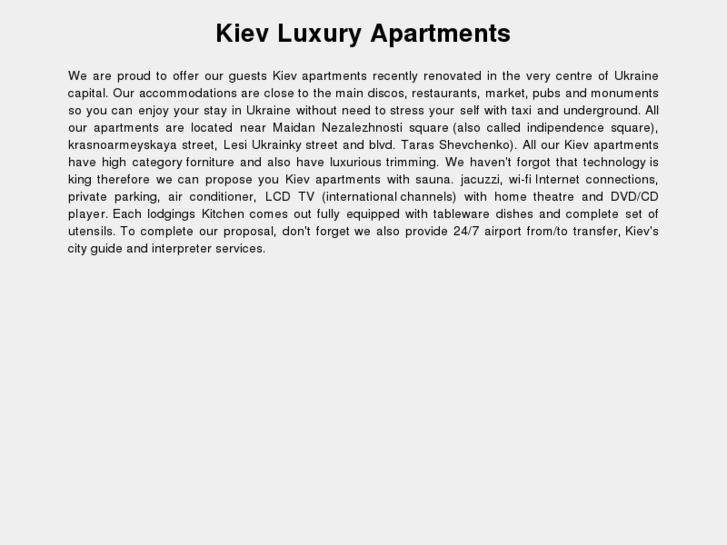 www.kievluxuryapartments.com