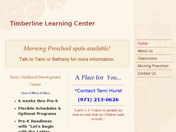 www.timberlinelearningcenter.net