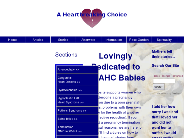 www.aheartbreakingchoice.com