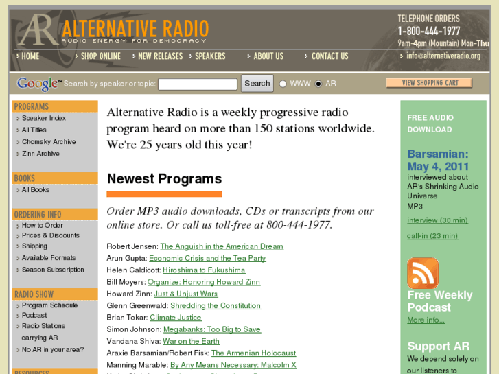 www.alternativeradio.org