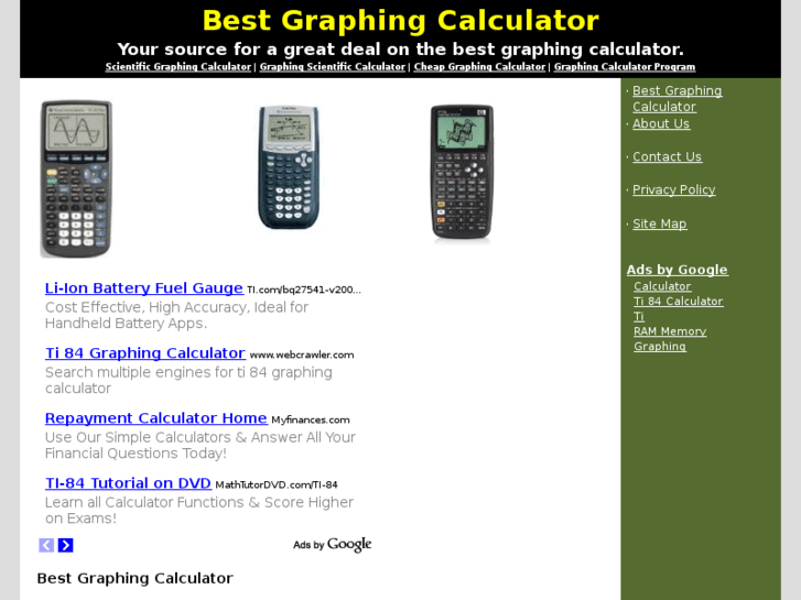 www.bestgraphingcalculator.net