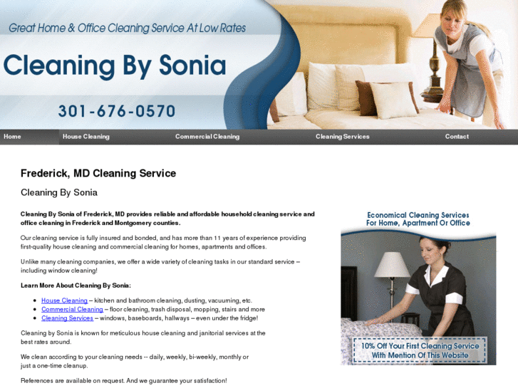 www.cleaningbysonia.com