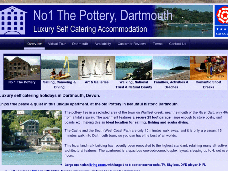 www.dartmouthselfcateringholidays.co.uk