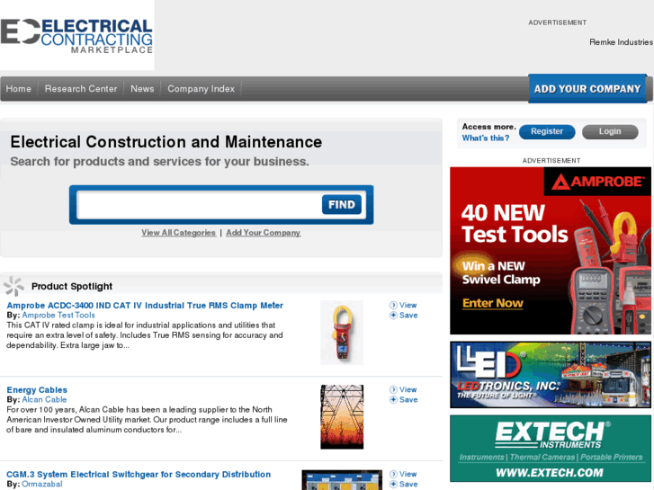 www.electricalcontractingmarketplace.com