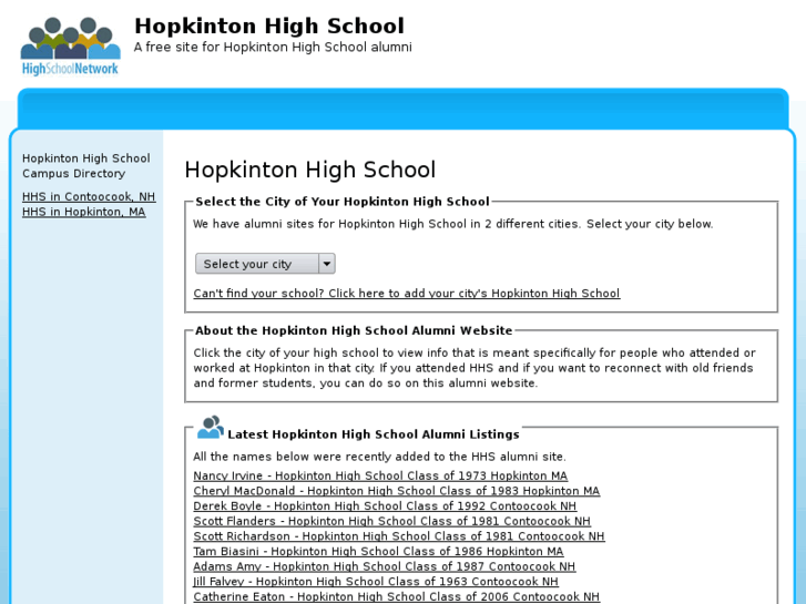 www.hopkintonhighschool.org