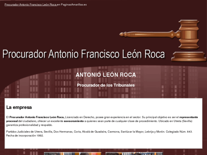 www.procuradorantonioleonroca.com