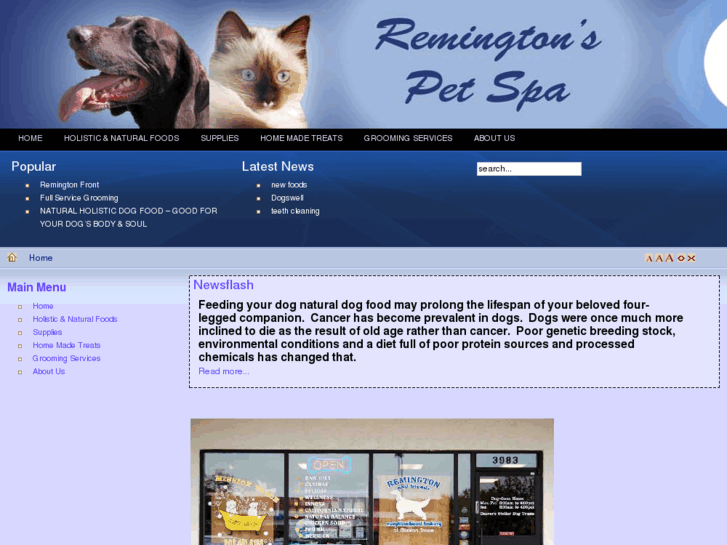 www.remingtonspetspa.com