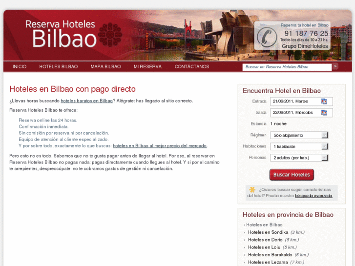 www.reservahotelesbilbao.com