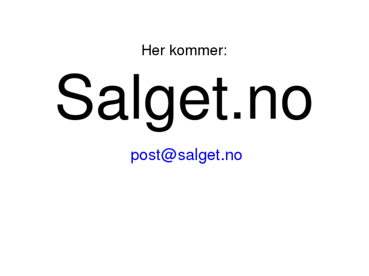 www.salget.no