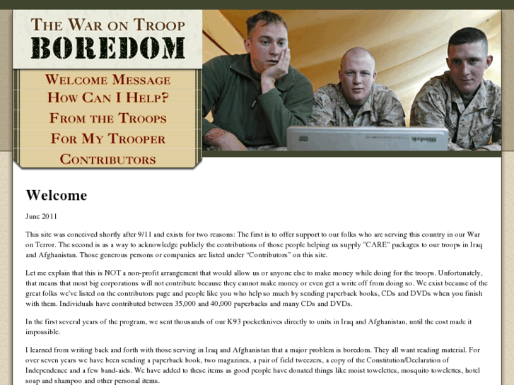 www.thewarontroopboredom.com