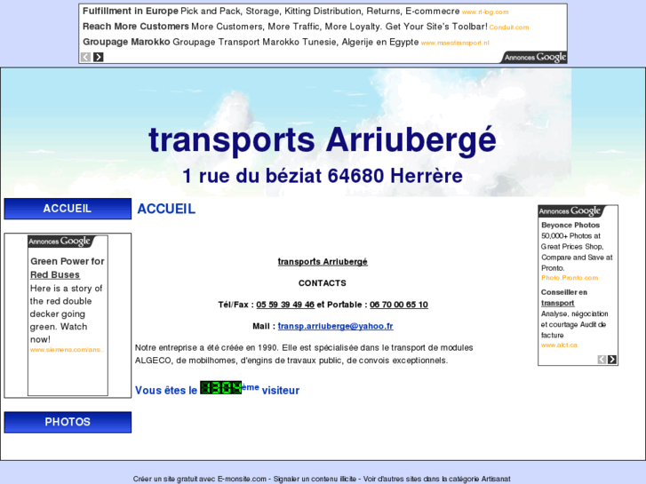 www.transportsarriuberge.com