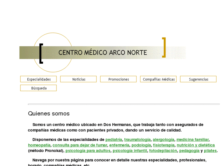 www.centromedicoarconorte.es