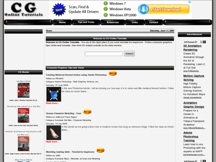 www.cgonlinetutorials.com