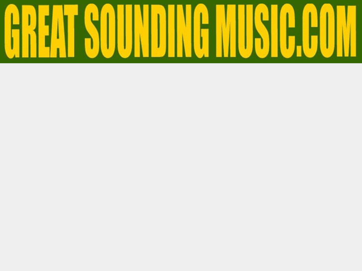 www.greatsoundingmusic.com