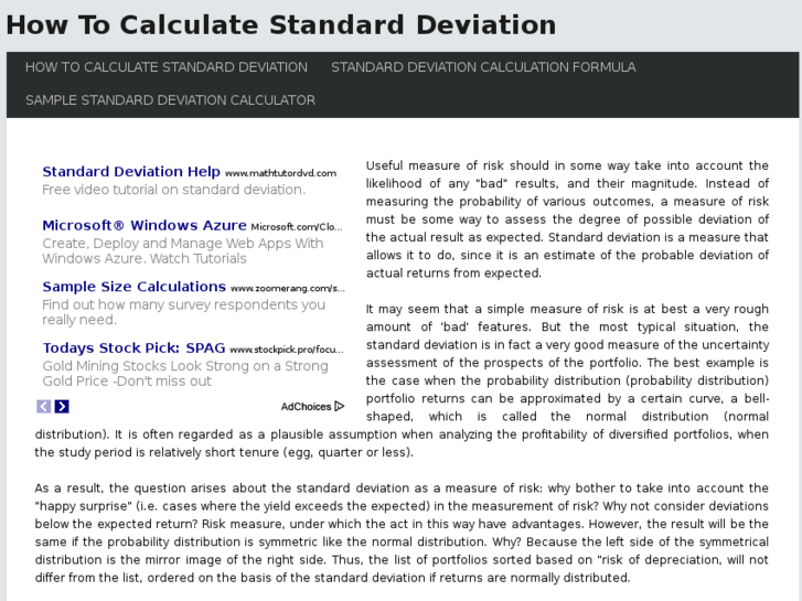 www.howtocalculatestandarddeviation.com