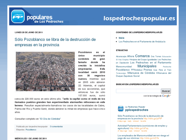 www.lospedrochespopular.es